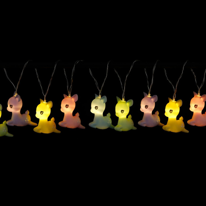 Dhink Deer String Gece Lambası 2,6x6,3x7,4 cm Renkli