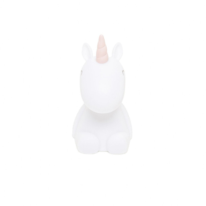 Dhink Baby Unicorn Gece Lambası 5x7,5x8,8 cm Beyaz