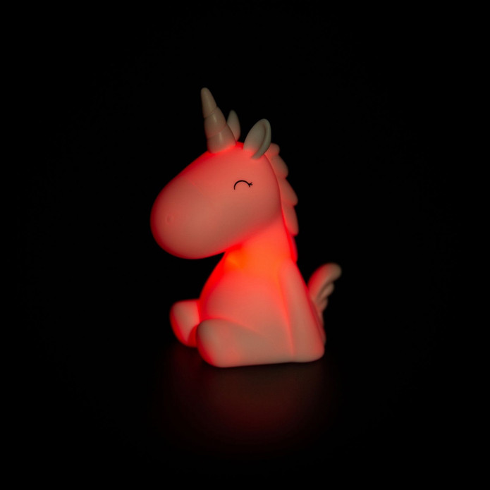 Dhink Baby Unicorn Gece Lambası 5x7,5x8,8 cm Beyaz