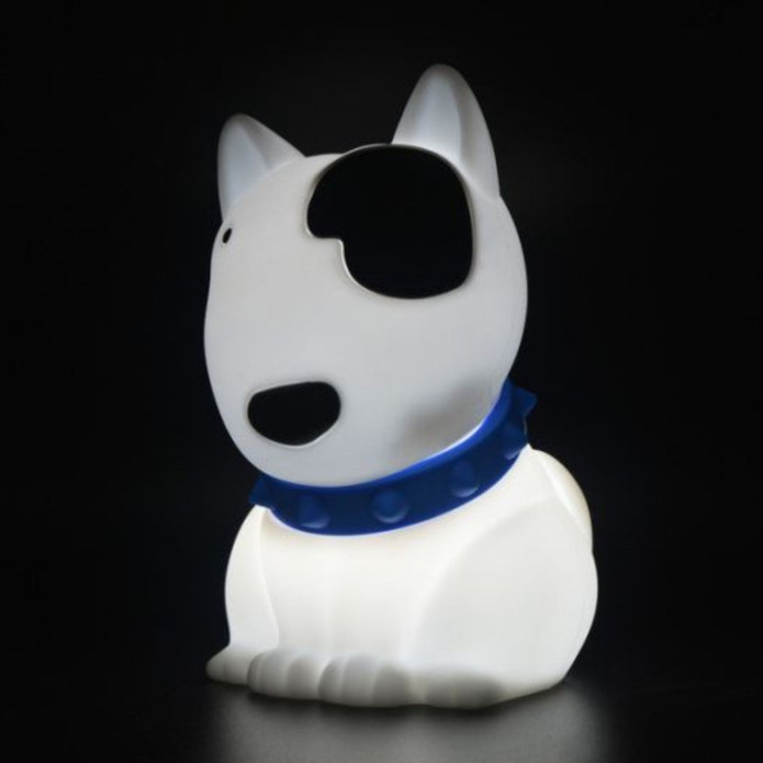 Dhink Köpek Bob Silikon Gece Lambası 16x10x12 cm Beyaz