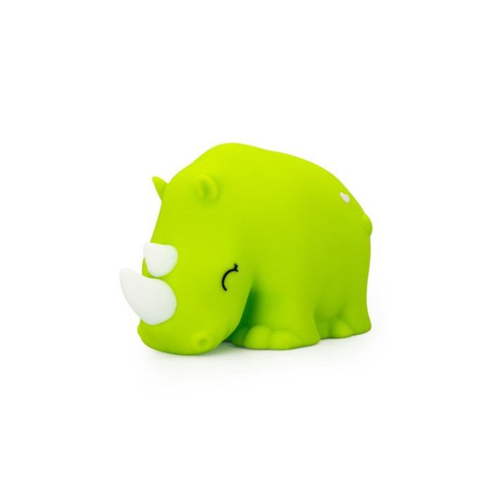 Dhink Rhino Scott Silikon Gece Lambası 11x7x16 cm Yeşil