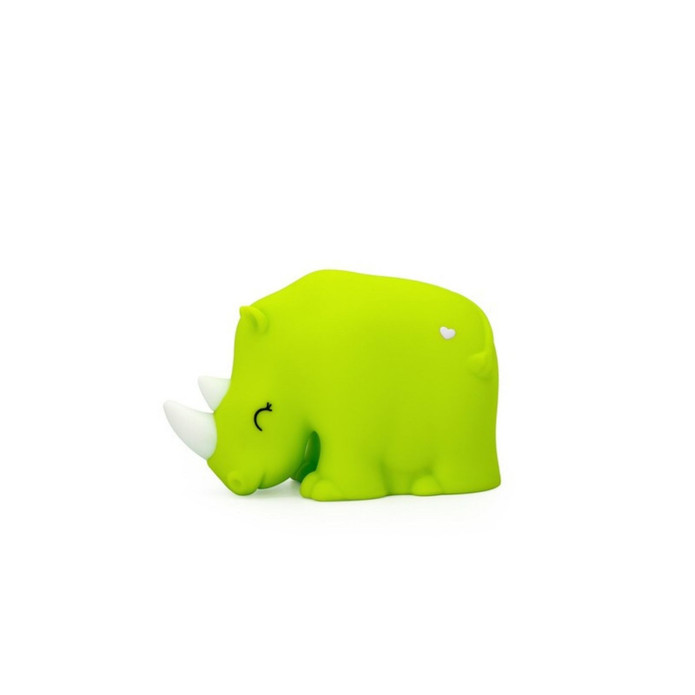 Dhink Rhino Scott Silikon Gece Lambası 11x7x16 cm Yeşil