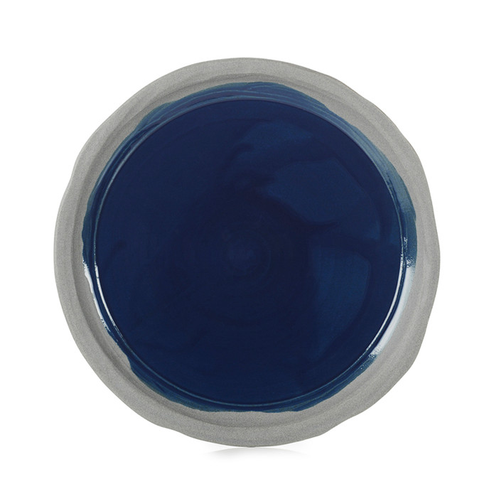  Revol No.W Mavi Yemek Tabağı 23,5 cm
