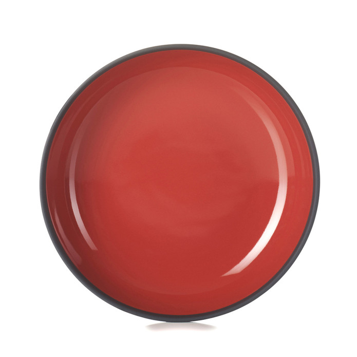  Revol Solid İçi Kırmızı Çukur Tabak 17,5 cm