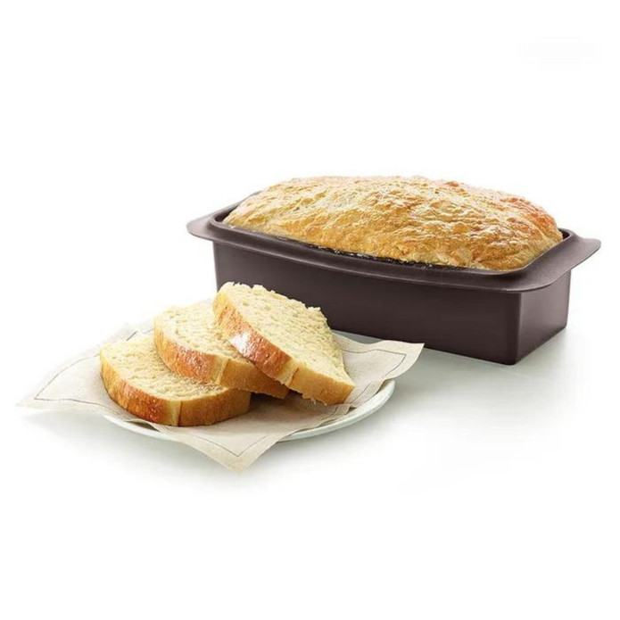 Lekue Silikon Ekmek Kalıbı 25 cm Kahverengi