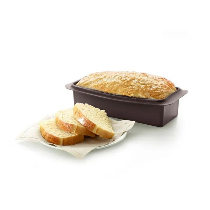 Lekue Silikon Ekmek Kalıbı 28 cm Kahverengi