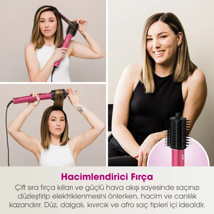 Shark FlexStyle 5 in 1 Saç Kurutma ve Şekillendime Sistemi Malibu Pink