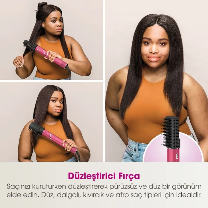 Shark FlexStyle 5 in 1 Saç Kurutma ve Şekillendime Sistemi Malibu Pink