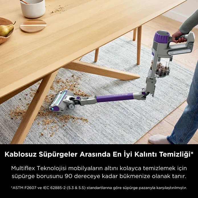 Shark PowerDetect Turbo Başlıklı Şarjlı Dikey Süpürge