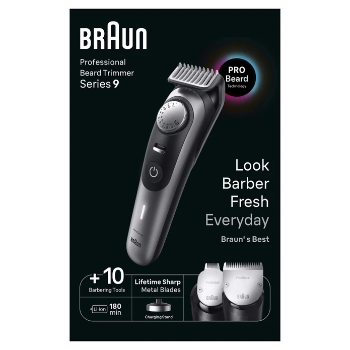 Braun Series 9 BT9420 Profesyonel Saç&Sakal Düzeltici Berber Araçları Dahil