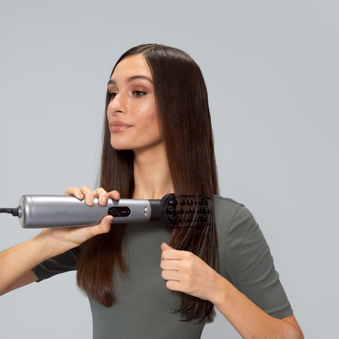 Braun BRAS430E Air Styler 4.3 IONTEC Saç Kurutma Makinesi ve Şekillendirici 3 Başlıklı Gümüş