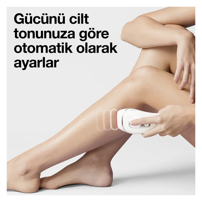 Braun IPL Silk Expert Pro 3 Evde Tüy Alma Çanta Venus Tıraş Makinesi 2 Başlık ile PL3132 Beyaz Gümüş