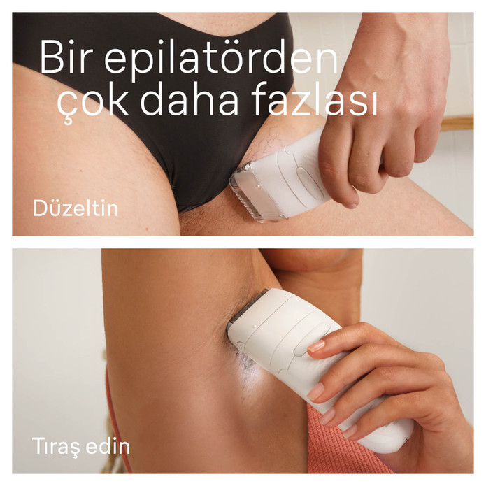 Braun SE 7041 Silk Epil 7 Islak ve Kuru Kalıcı Pürüzsüz Cilt Epilasyon Cihazı Beyaz