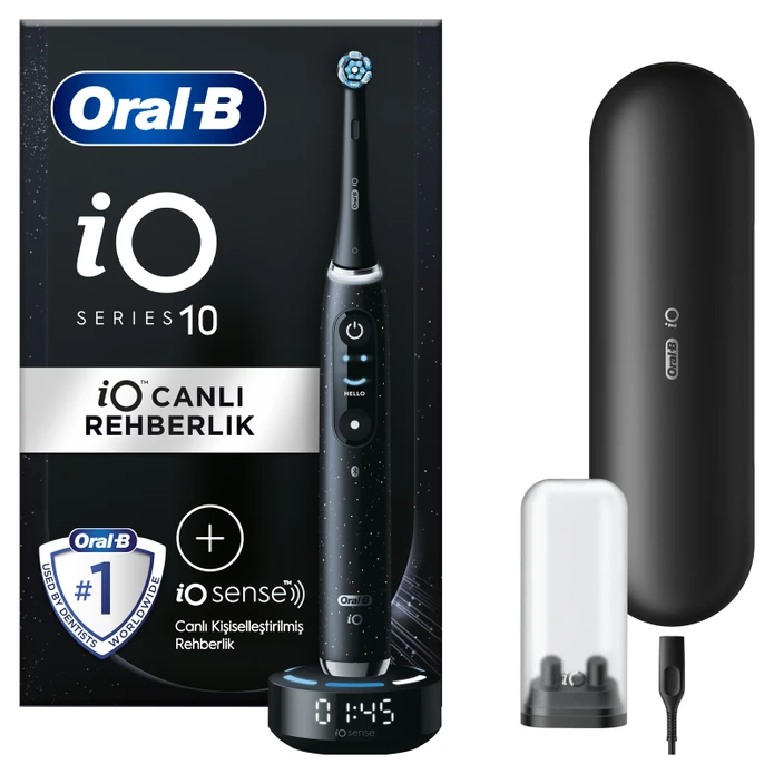 Oral B iO 10 Şarjlı Diş Fırçası Kozmik Siyah