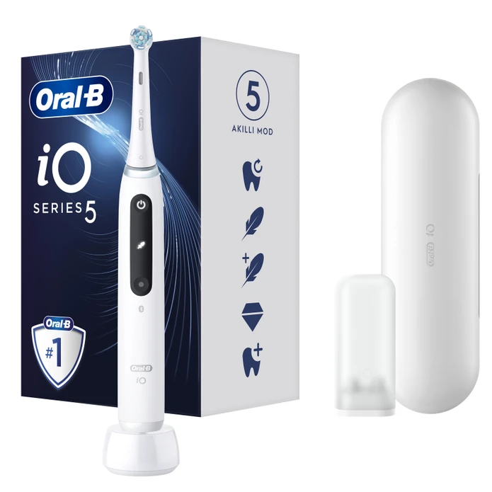 Oral B iO 5 Şarjlı Diş Fırçası Beyaz