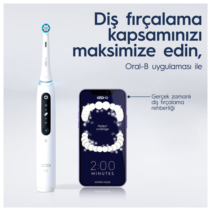 Oral B iO 5 Şarjlı Diş Fırçası Beyaz