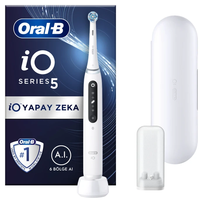 Oral B iO 5 Şarjlı Diş Fırçası Beyaz