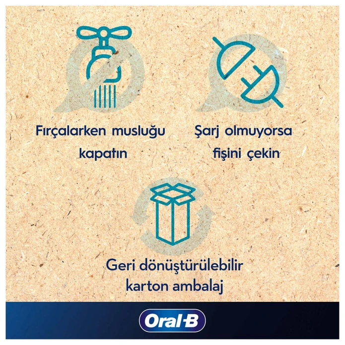 Oral B Pro Series 1 Şarjlı Diş Fırçası Mavi Seyahat Kabı