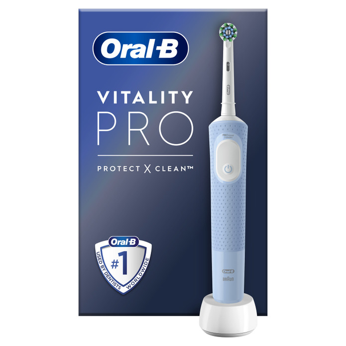 Oral B D103 Vitality Pro Cross Action Şarjlı Diş Fırçası Mavi