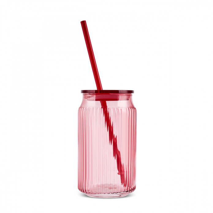 Karaca Container Verano Pipetli Bardak Kırmızı 500 ml