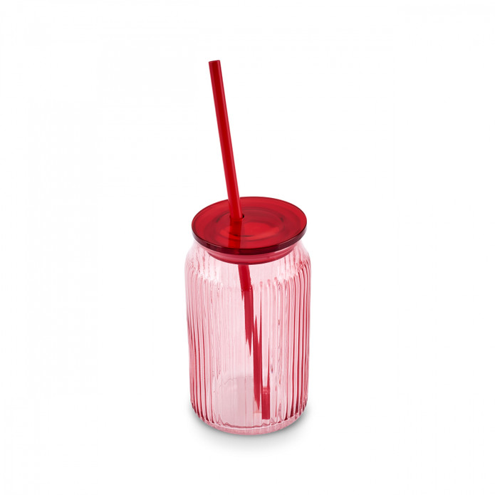 Karaca Container Verano Pipetli Bardak Kırmızı 500 ml