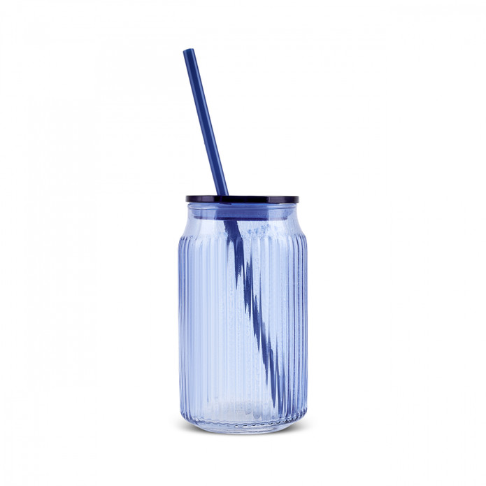 Karaca Container Verano Pipetli Bardak Mavi 500 ml 