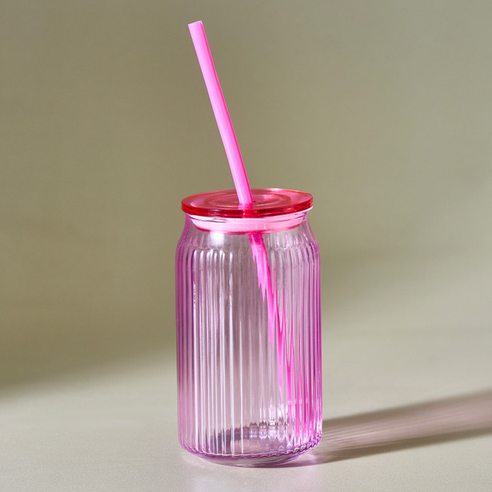 Karaca Container Verano Pipetli Bardak Pembe 500 ml
