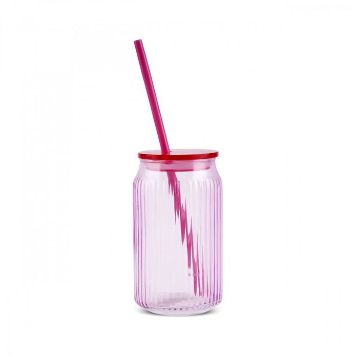 Karaca Container Verano Pipetli Bardak Pembe 500 ml