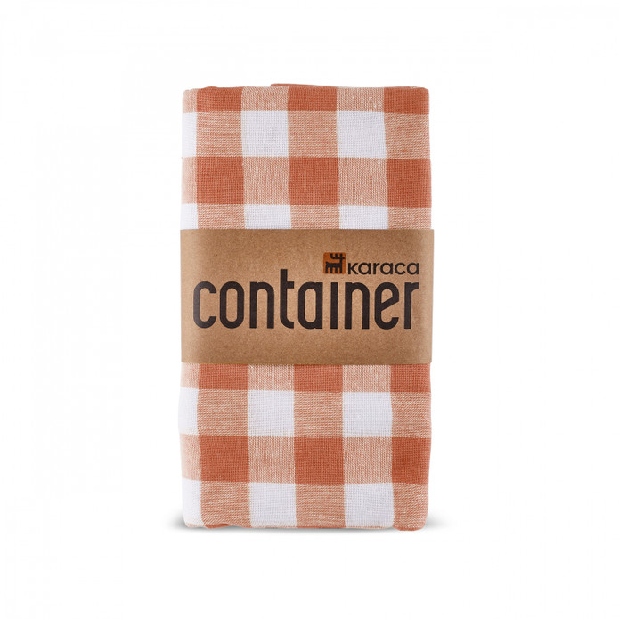 Karaca Container Pötikare Masa Örtüsü 160x160 cm Turuncu