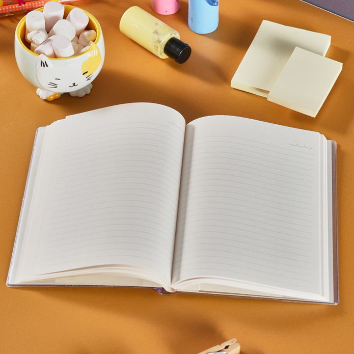 Karaca Container Magical Unicorn Çizgili 40 Yaprak Sulu Simli Defter