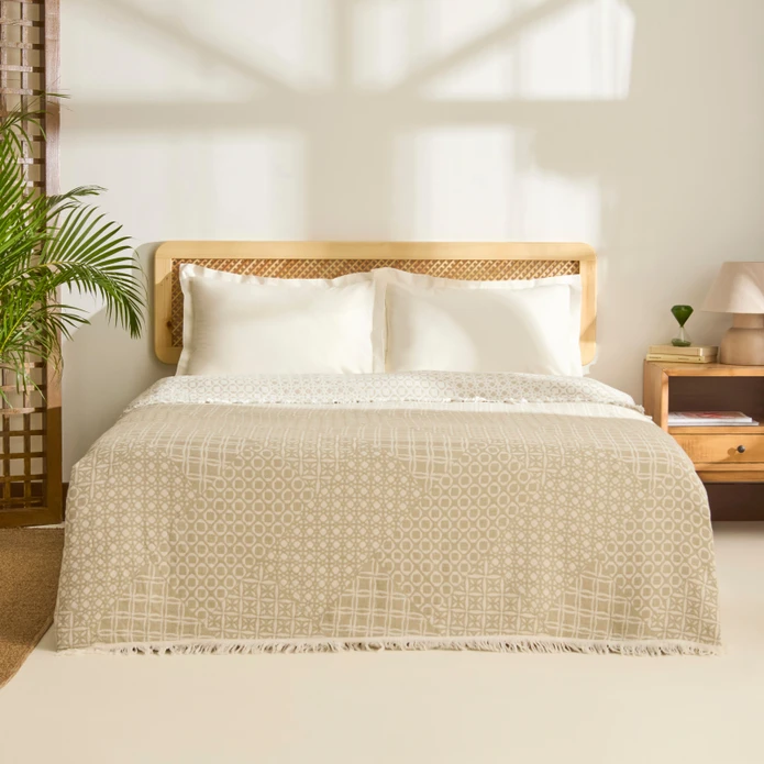 Kaşmir Home Flavo Çift Kişilik Muslin Pike Çağla 