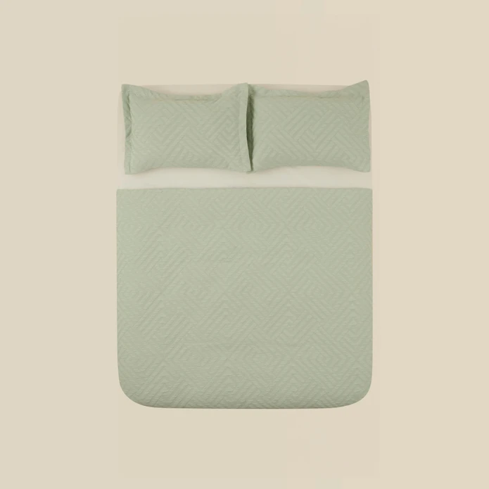 Kaşmir Home Essence Çift Kişilik Yatak Örtüsü Takımı Çağla
