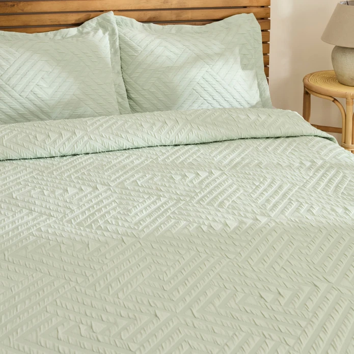 Kaşmir Home Essence Çift Kişilik Yatak Örtüsü Takımı Çağla