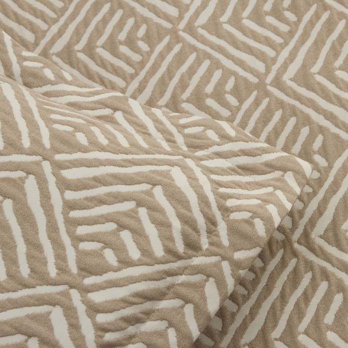 Kaşmir Home Space Çift Kişilik Yatak Örtüsü Takımı Bej
