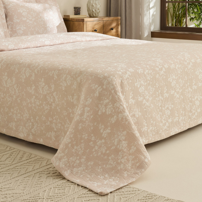 Kaşmir Home Eternal Çift Kişilik Yatak Örtüsü Takımı Rose