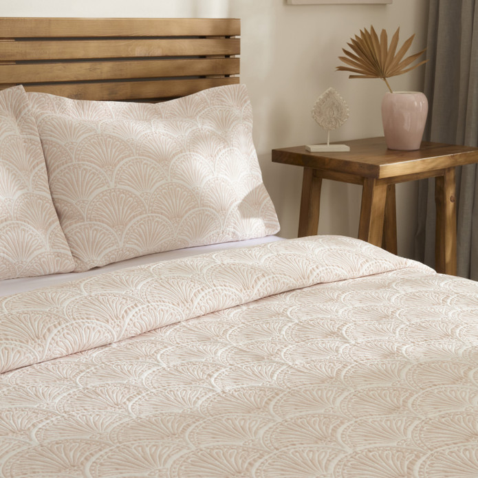 Kaşmir Home Aurora Çift Kişilik Yatak Örtüsü Takımı Rose