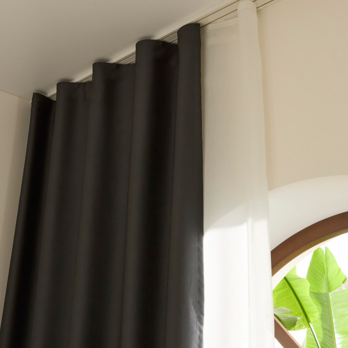 Kaşmir Home Bloom Dark Blackout Antrasit Perde 150x270 cm