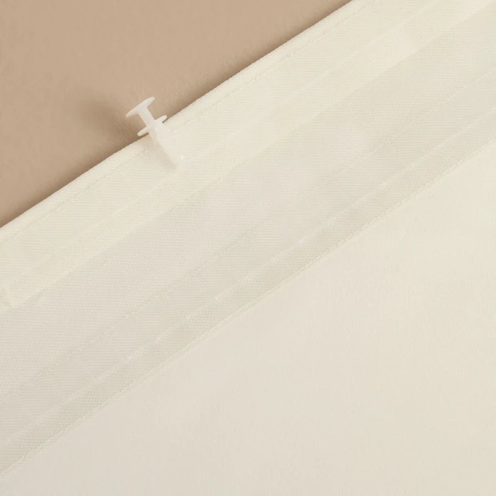 Kaşmir Home Harper Star Blackout Krem Perde 150x270 cm
