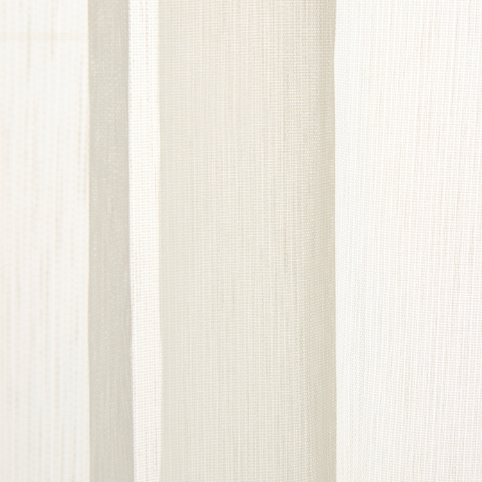 Kaşmir Home Edna Simli Tül Bambu Perde Offwhite 300x270 cm