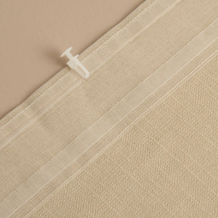 Kaşmir Home Perla Keten Fon Perde Açık Taş 150x270 cm