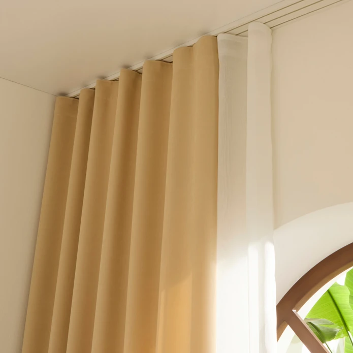 Kaşmir Home Holly Ada Fon Perde Açık Bej 150x270 cm