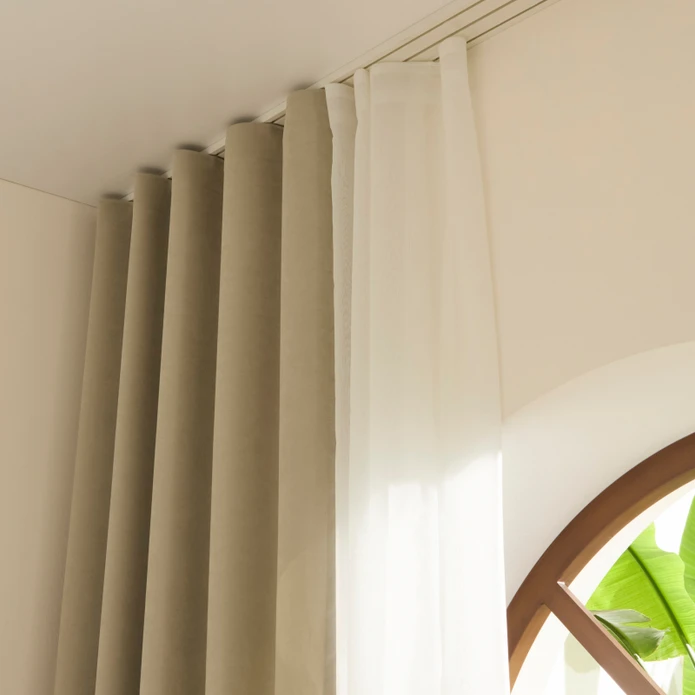 Kaşmir Home Holly Ada Fon Perde Gri 150x270 cm