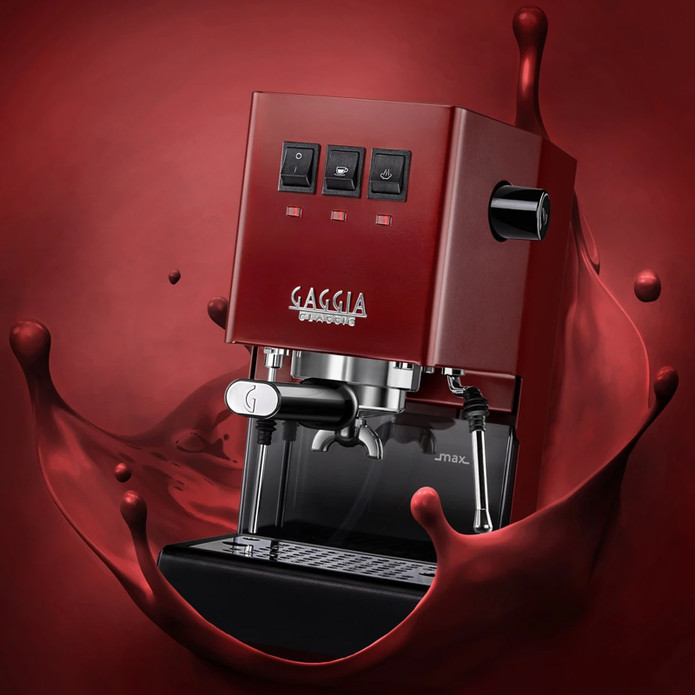 Gaggia New Classic Evo 2023 Espresso Makinesi Kırmızı