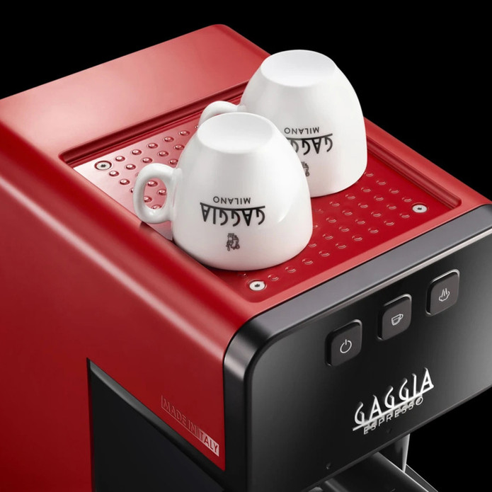 Gaggia Espresso Style Manuel Makine Lav Kırmızısı