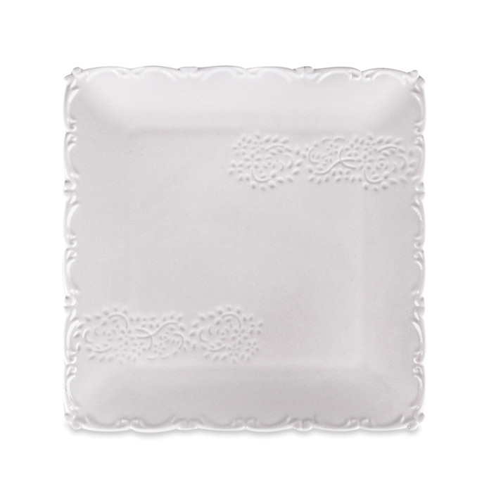 Karaca Ribbon Kare Porselen Tabak 49-a001-02  25 cm
