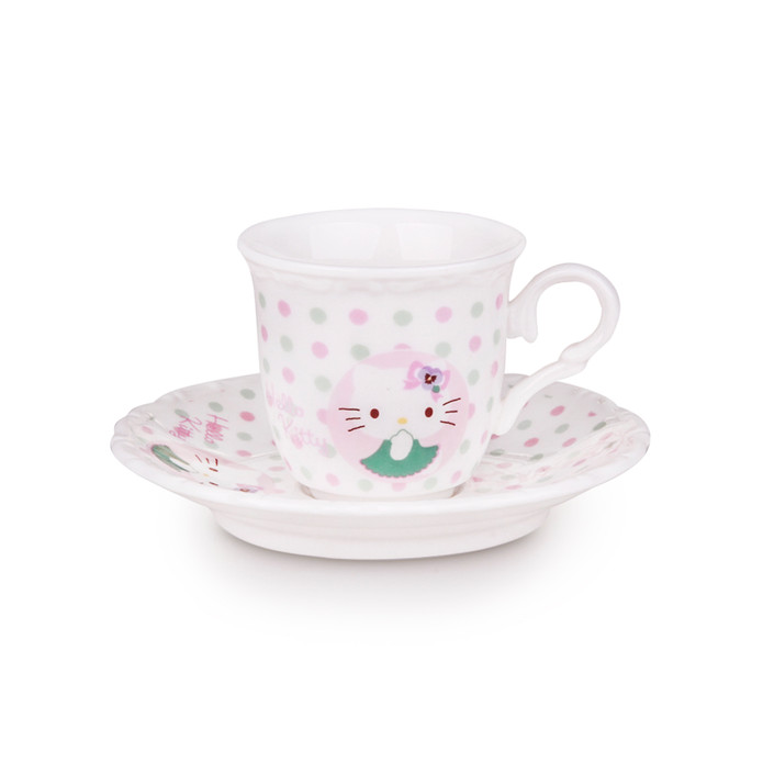 Hello Kitty Soft Yeşil 6lı Fincan Takımı