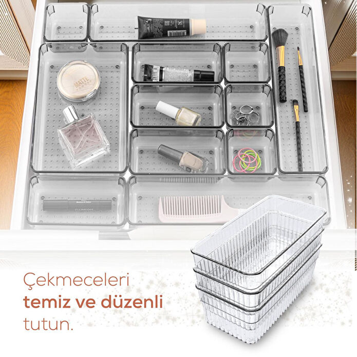 Vienev 12'li Dolap Içi - Çekmece Içi Takı Makyaj Düzenleyici Organizer