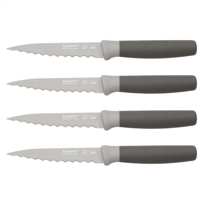 Berghoff Leo 18/10 Paslanmaz Çelik 4 Parça Biftek Bıçak Seti