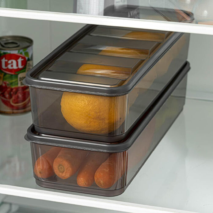 Vienev 2li Bella Buzdolabı Düzenleyici Saklama Kabı 1,65 Litre