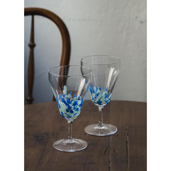 The Mia El Boyaması Şarap Kadehi 300 Ml